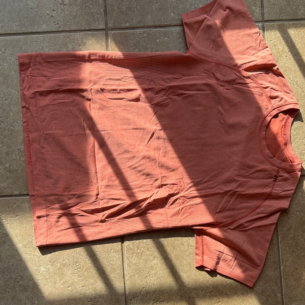 Lululemon shirt Rust Orange